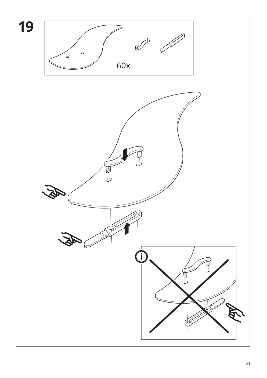 Assembly instructions for IKEA Ramsele pendant lamp flower white | Page 21 - IKEA RAMSELE pendant lamp 304.048.82