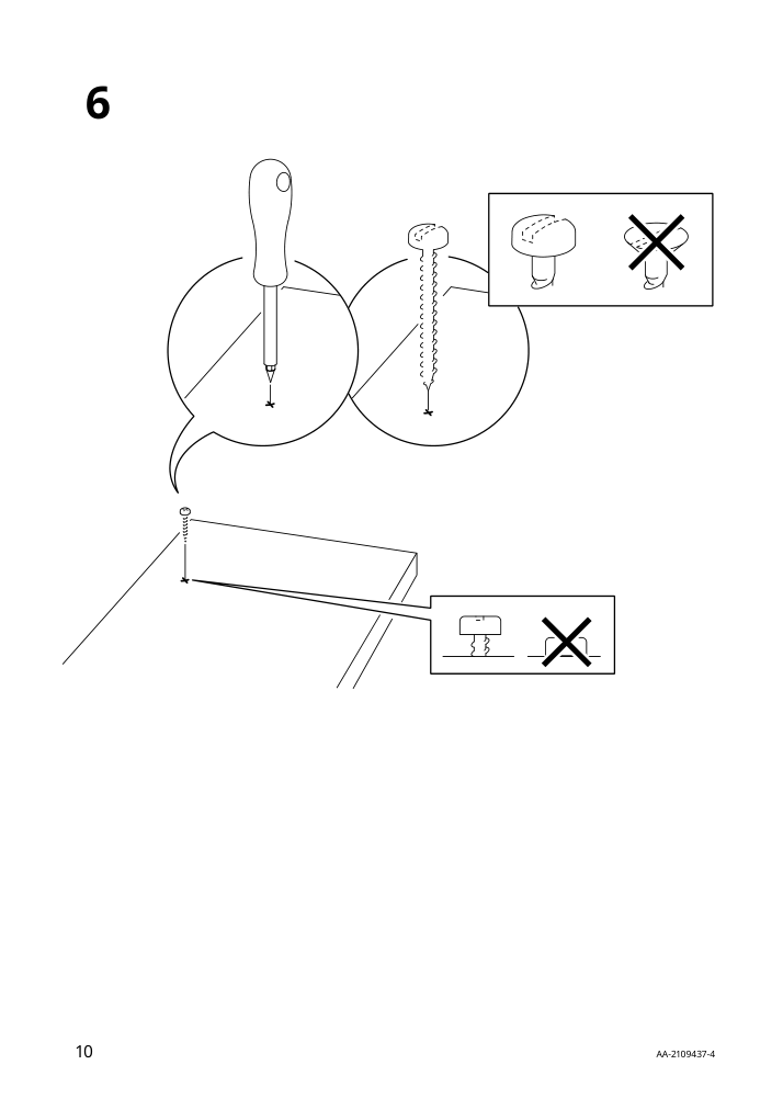 Assembly instructions for IKEA Ramshult bracket black | Page 10 - IKEA EKBY ALEX / RAMSHULT wall shelf 092.909.53