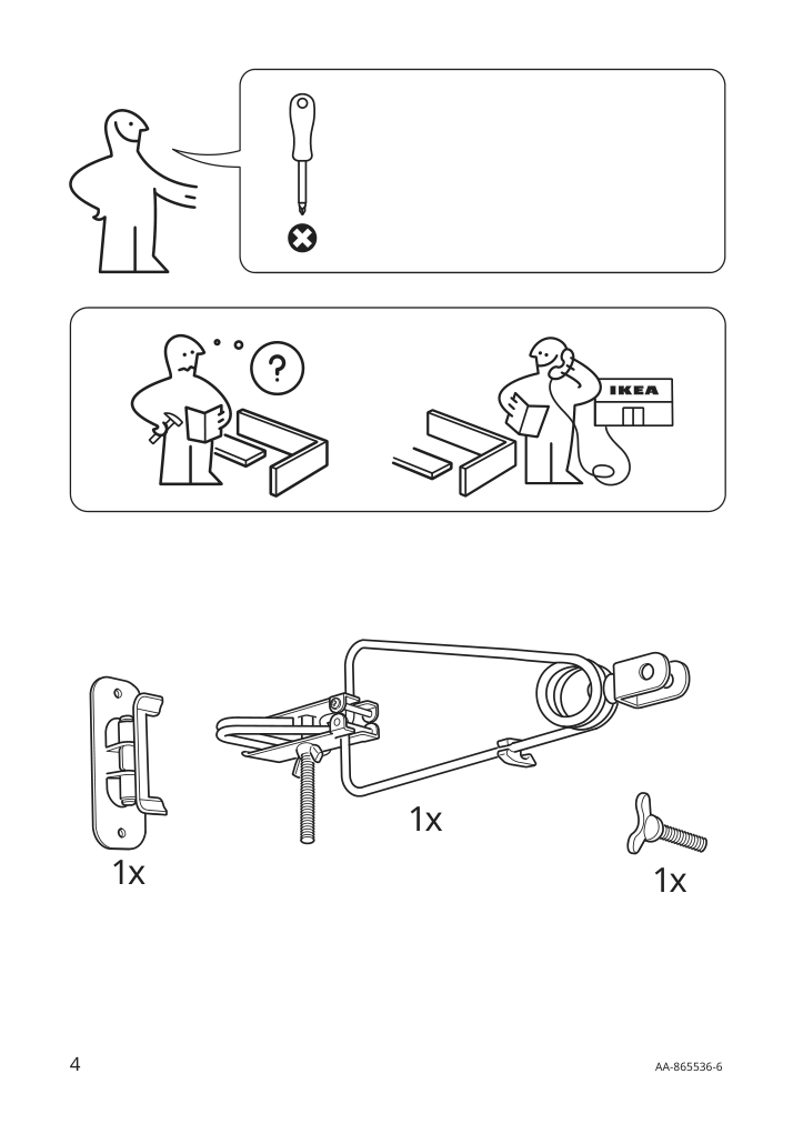 Assembly instructions for IKEA Ranarp wall clamp spotlight black | Page 4 - IKEA RANARP wall/clamp spotlight 703.313.94