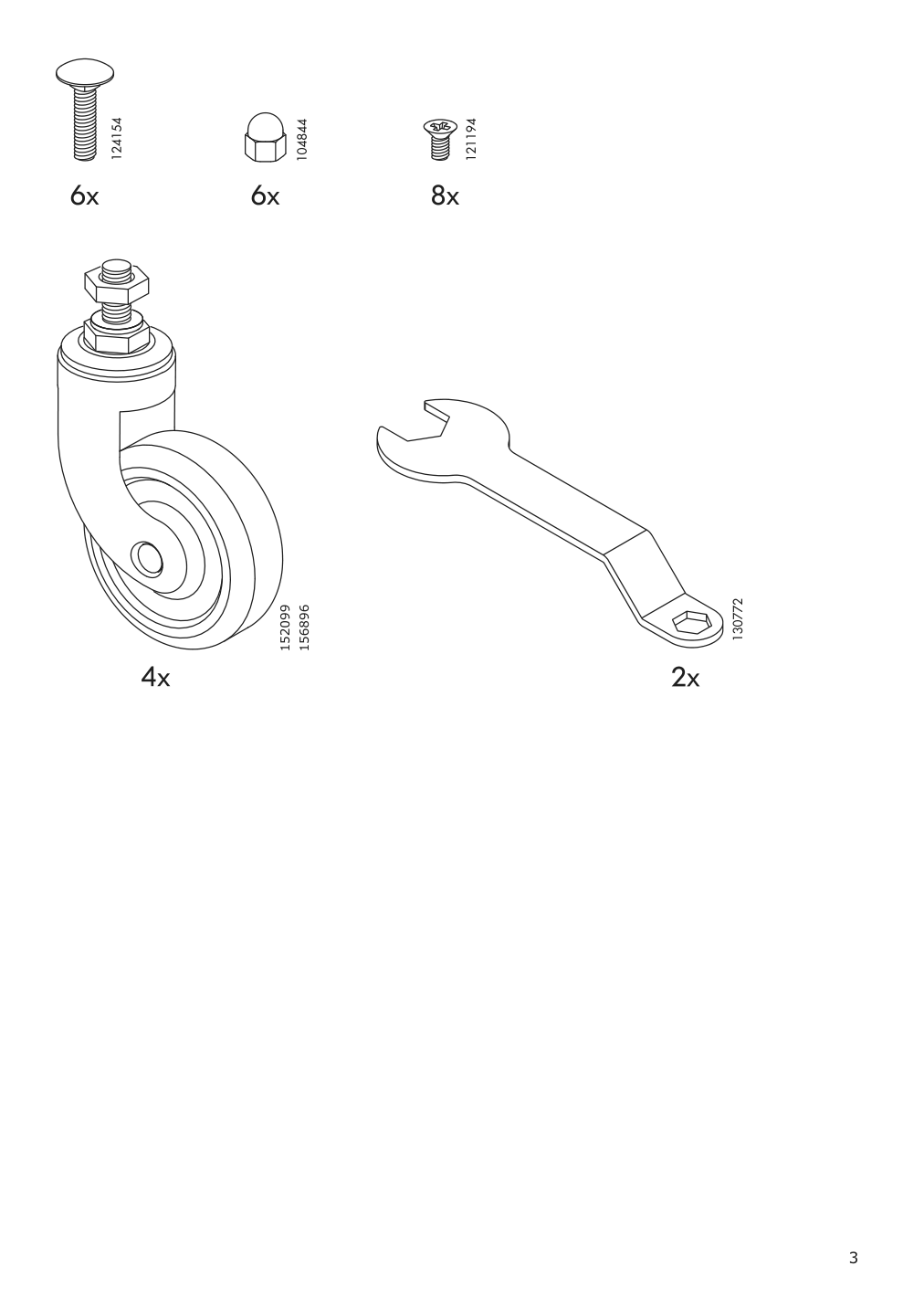 Assembly instructions for IKEA Raskog utility cart black | Page 3 - IKEA RÅSKOG utility cart 903.339.76