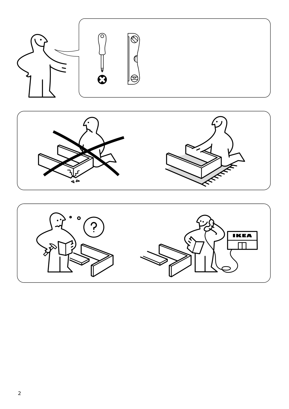 Assembly instructions for IKEA Raskog utility cart white | Page 2 - IKEA RÅSKOG utility cart 203.829.32