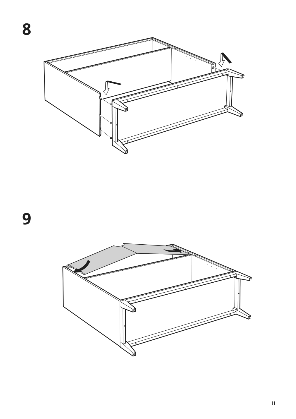 Assembly instructions for IKEA Regissoer cabinet white | Page 11 - IKEA REGISSÖR cabinet 403.420.73