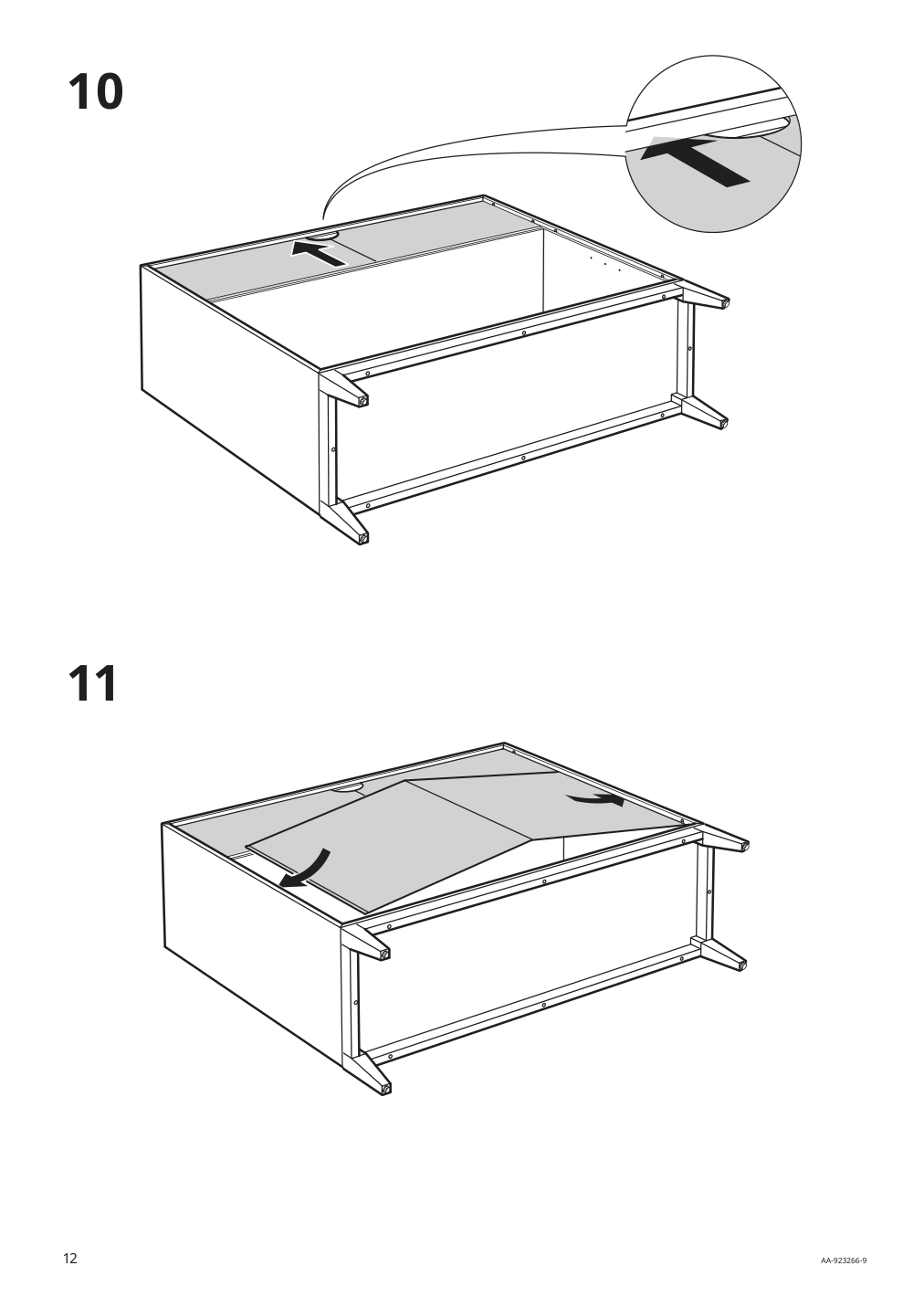 Assembly instructions for IKEA Regissoer cabinet white | Page 12 - IKEA REGISSÖR cabinet 403.420.73