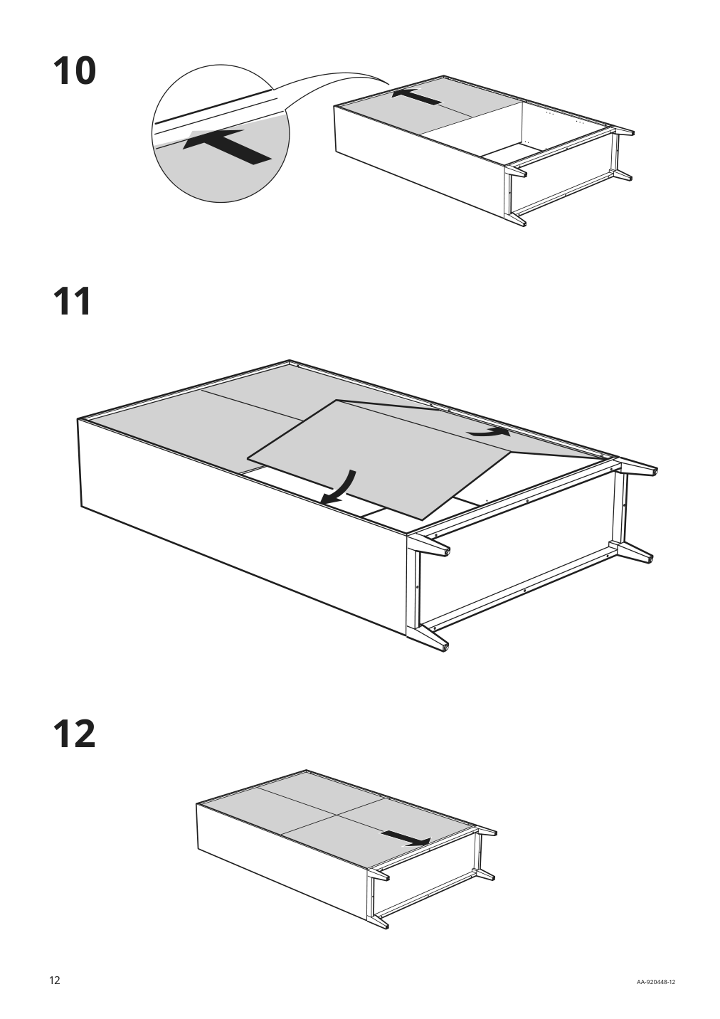 Assembly instructions for IKEA Regissoer glass door cabinet brown | Page 12 - IKEA REGISSÖR glass-door cabinet 503.420.77