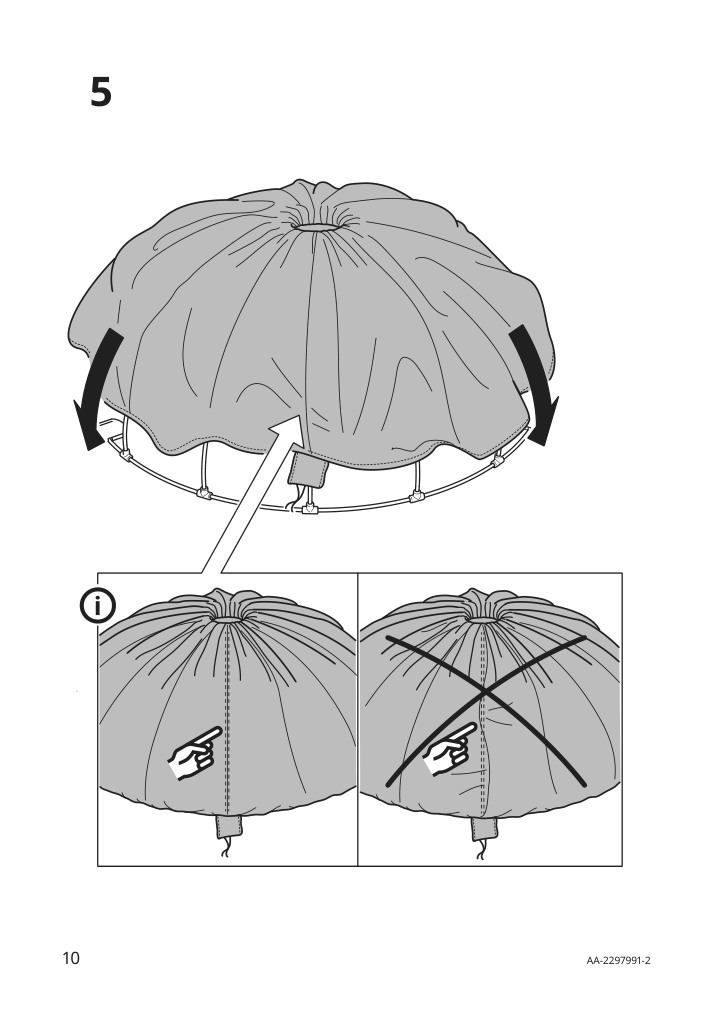 Assembly instructions for IKEA Regnskur ceiling lamp white | Page 10 - IKEA REGNSKUR ceiling lamp 105.204.15
