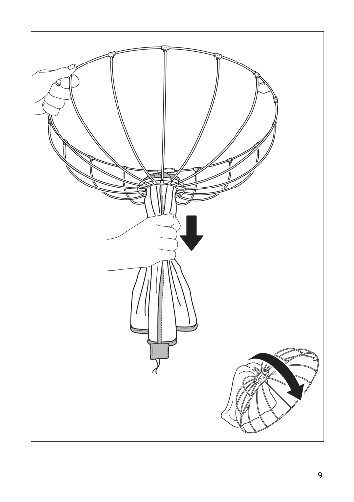 Assembly instructions for IKEA Regnskur ceiling lamp white | Page 9 - IKEA REGNSKUR ceiling lamp 105.204.15