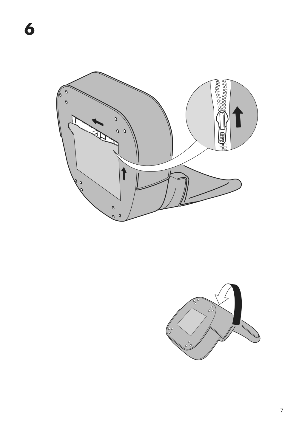 Assembly instructions for IKEA Remsta armchair djuparp dark green blue | Page 7 - IKEA REMSTA armchair 004.849.55