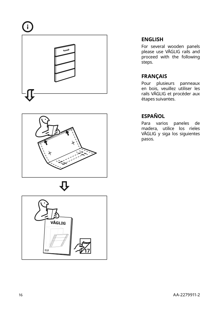 Assembly instructions for IKEA Rengjord built in dishwasher panel ready | Page 16 - IKEA RENGJORD built-in dishwasher 905.045.72