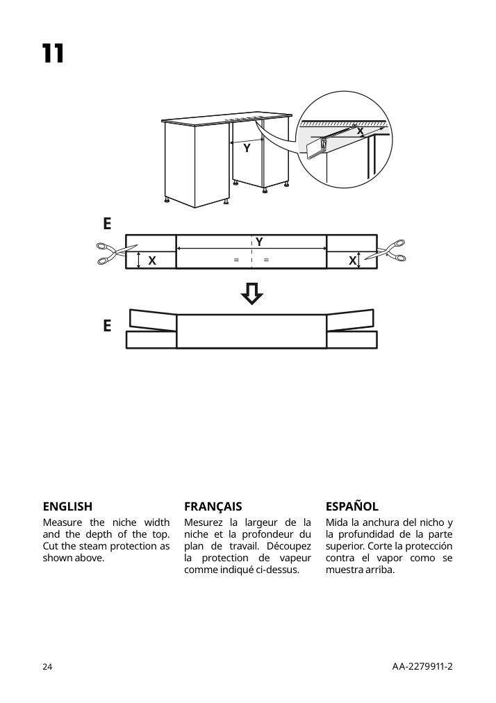 Assembly instructions for IKEA Rengjord built in dishwasher panel ready | Page 24 - IKEA RENGJORD built-in dishwasher 905.045.72