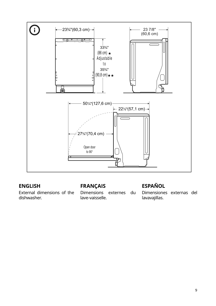 Assembly instructions for IKEA Rengjord built in dishwasher panel ready | Page 9 - IKEA RENGJORD built-in dishwasher 905.045.72