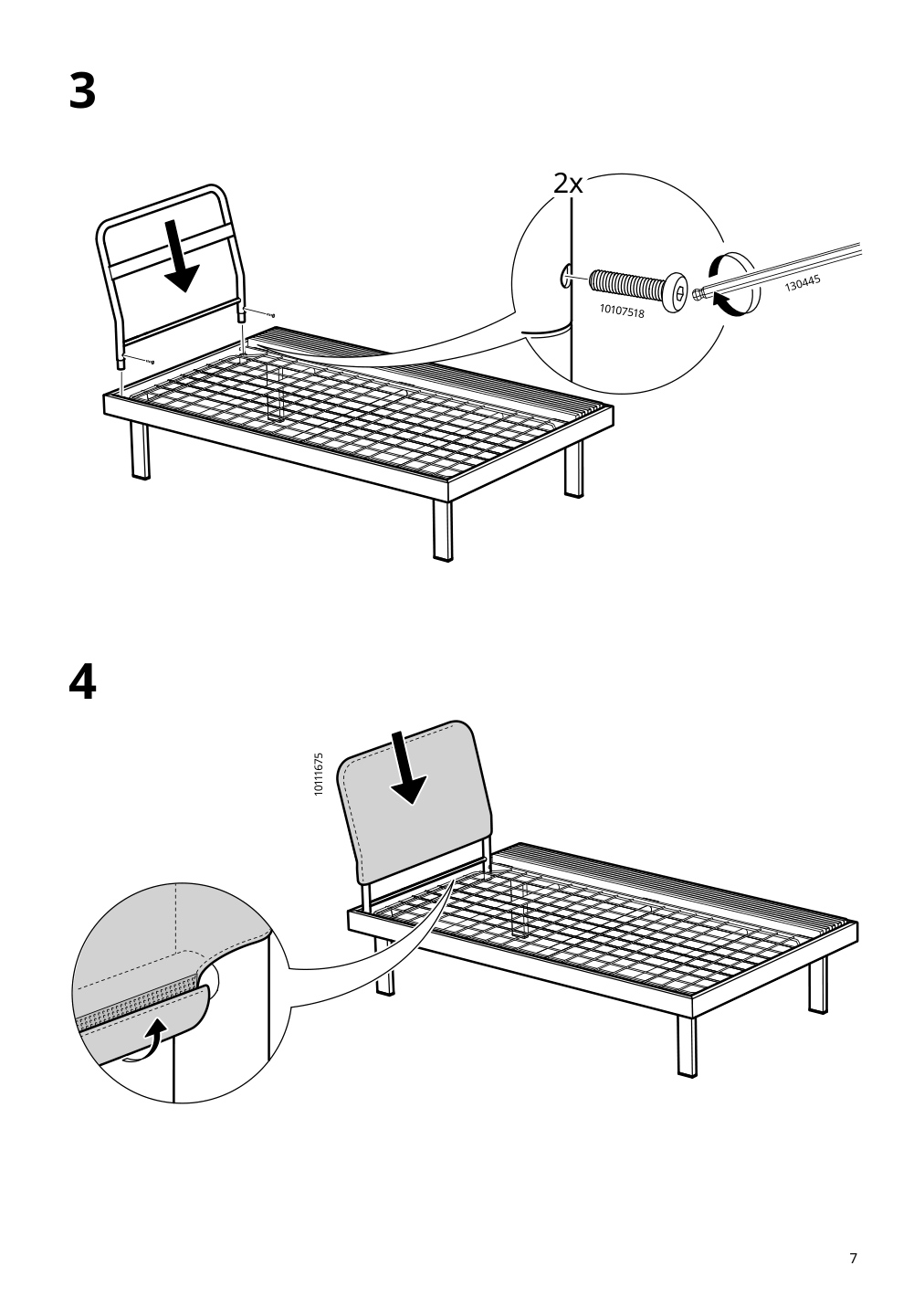 Assembly instructions for IKEA Revskaer 3 seat conversation set anthracite outdoor | Page 7 - IKEA REVSKÄR 3-seat conversation set 195.446.24