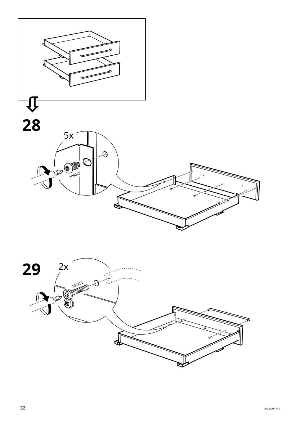 Assembly instructions for IKEA Rimforsa work bench stainless steel bamboo | Page 32 - IKEA RIMFORSA work bench 603.994.12