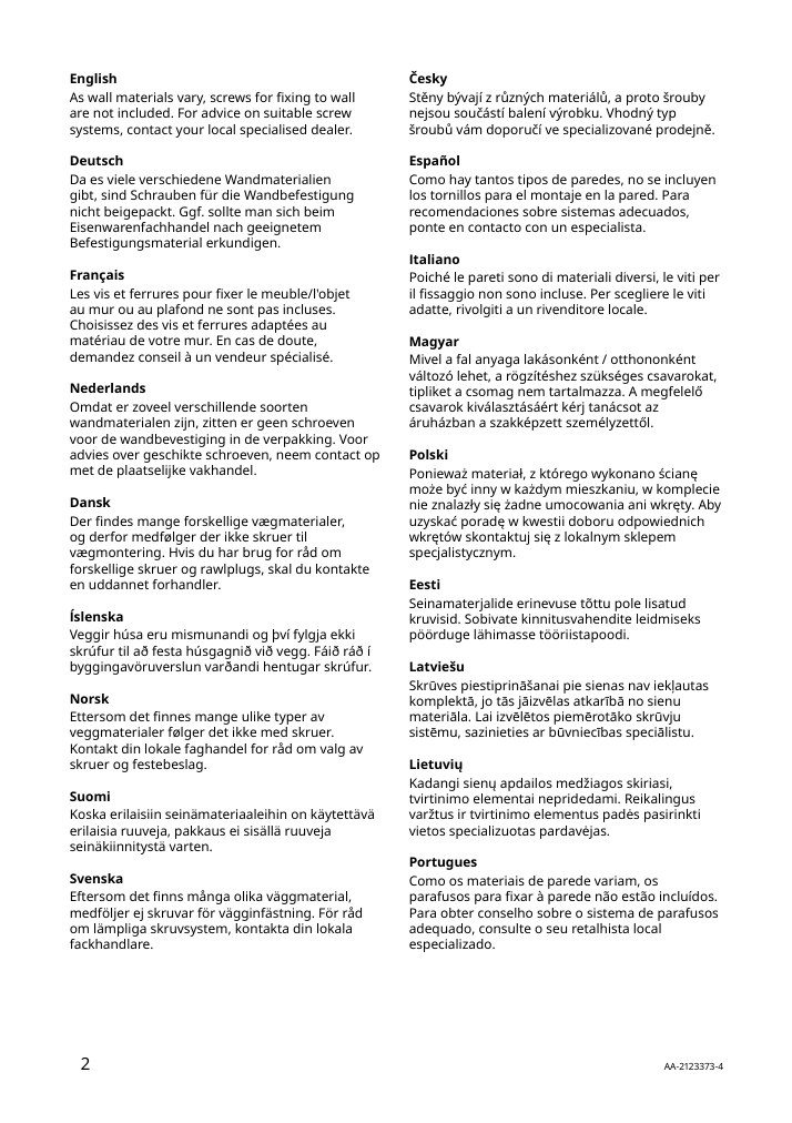 Assembly instructions for IKEA Ringblomma roman blind white green stripe | Page 2 - IKEA RINGBLOMMA Roman blind 104.910.69