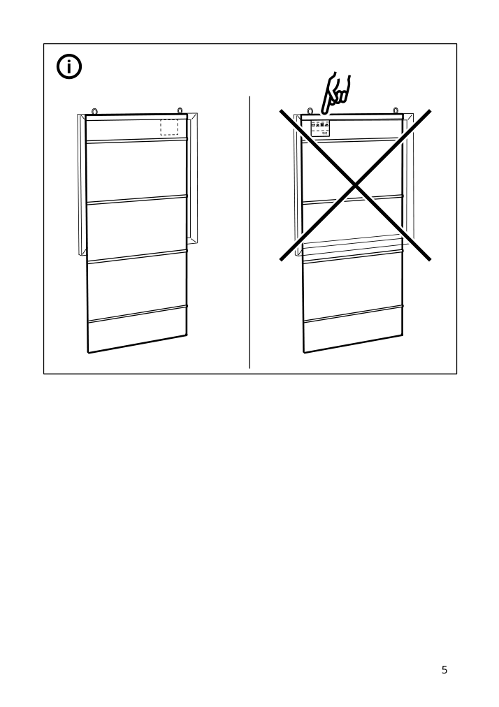 Assembly instructions for IKEA Ringblomma roman blind white green stripe | Page 5 - IKEA RINGBLOMMA Roman blind 104.910.69