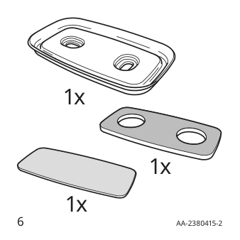 Assembly instructions for IKEA Rodret wireless dimmer power switch smart white | Page 6 - IKEA RODRET wireless dimmer/power switch 205.281.28