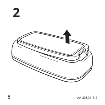 Assembly instructions for IKEA Rodret wireless dimmer power switch smart white | Page 8 - IKEA RODRET wireless dimmer/power switch 205.281.28