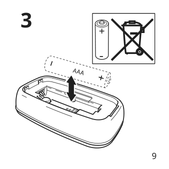 Assembly instructions for IKEA Rodret wireless dimmer power switch smart white | Page 9 - IKEA RODRET wireless dimmer/power switch 205.281.28