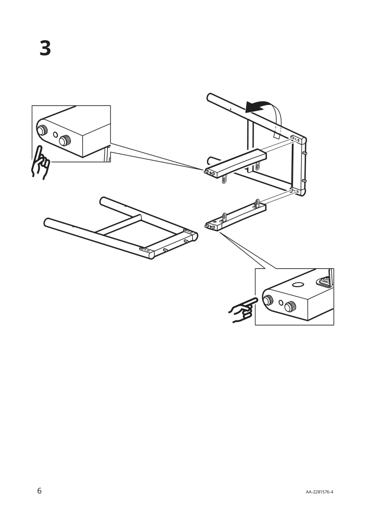 Assembly instructions for IKEA Roenninge bar stool birch | Page 6 - IKEA RÖNNINGE / RÖNNINGE bar table and 2 bar stools 694.423.31