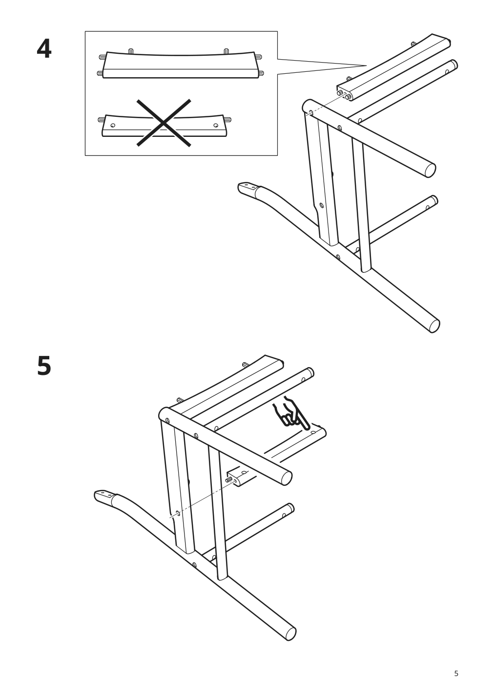 Assembly instructions for IKEA Roenninge chair birch | Page 5 - IKEA RÖNNINGE / RÖNNINGE table and 4 chairs 994.290.45