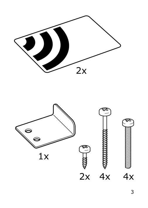 Assembly instructions for IKEA Rothult smart lock white | Page 3 - IKEA IDÅSEN drawer unit with smart lock 092.872.91