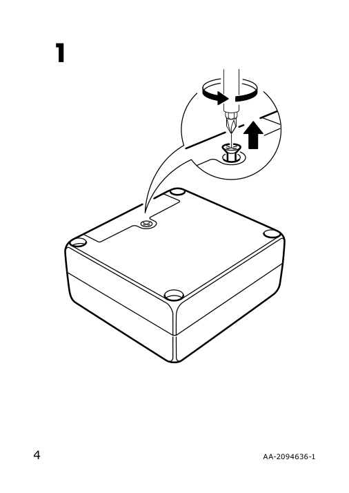 Assembly instructions for IKEA Rothult smart lock white | Page 4 - IKEA IDÅSEN drawer unit with smart lock 092.872.91