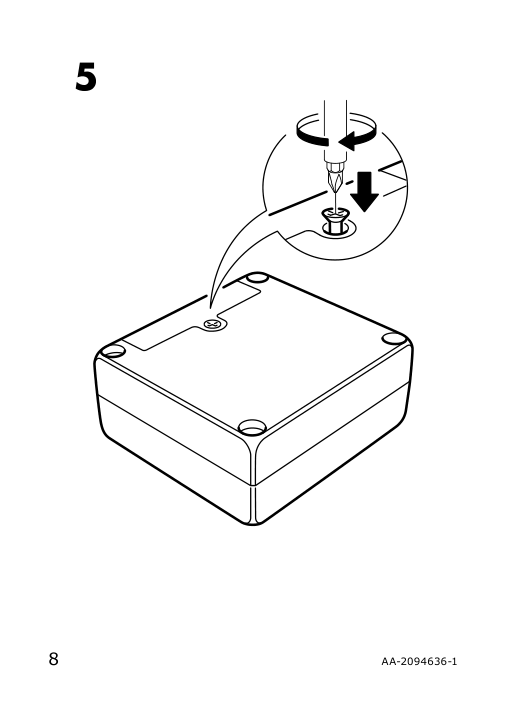 Assembly instructions for IKEA Rothult smart lock white | Page 8 - IKEA IDÅSEN drawer unit with smart lock 092.872.91