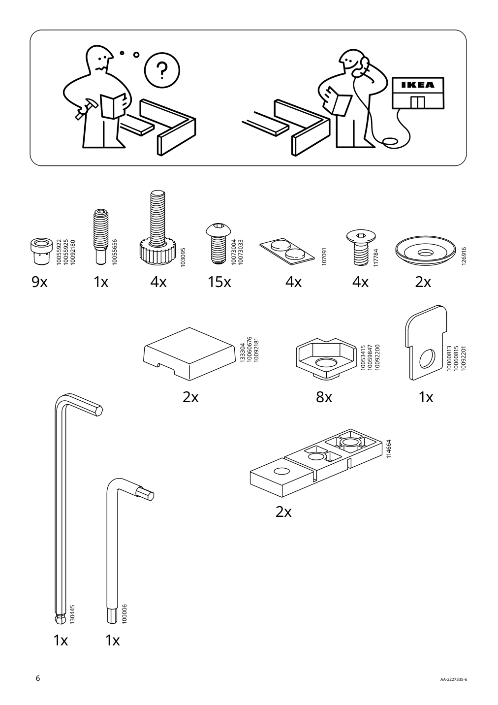 Assembly instructions for IKEA Rudsta glass door cabinet anthracite | Page 6 - IKEA RUDSTA glass-door cabinet 604.348.25