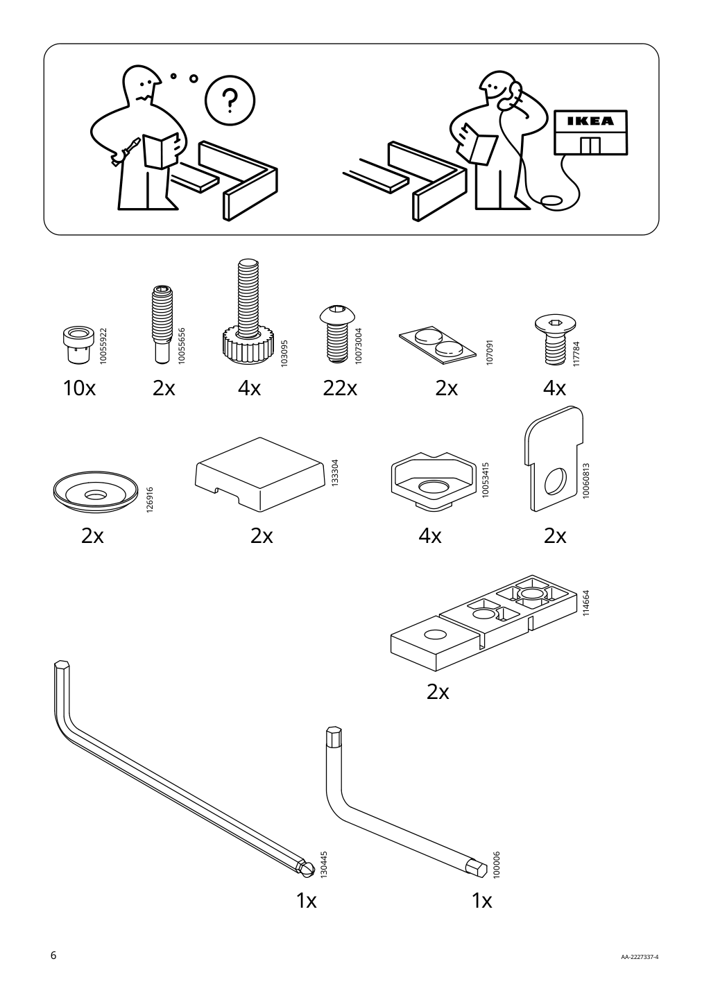 Assembly instructions for IKEA Rudsta glass door cabinet anthracite | Page 6 - IKEA RUDSTA glass-door cabinet 504.501.37