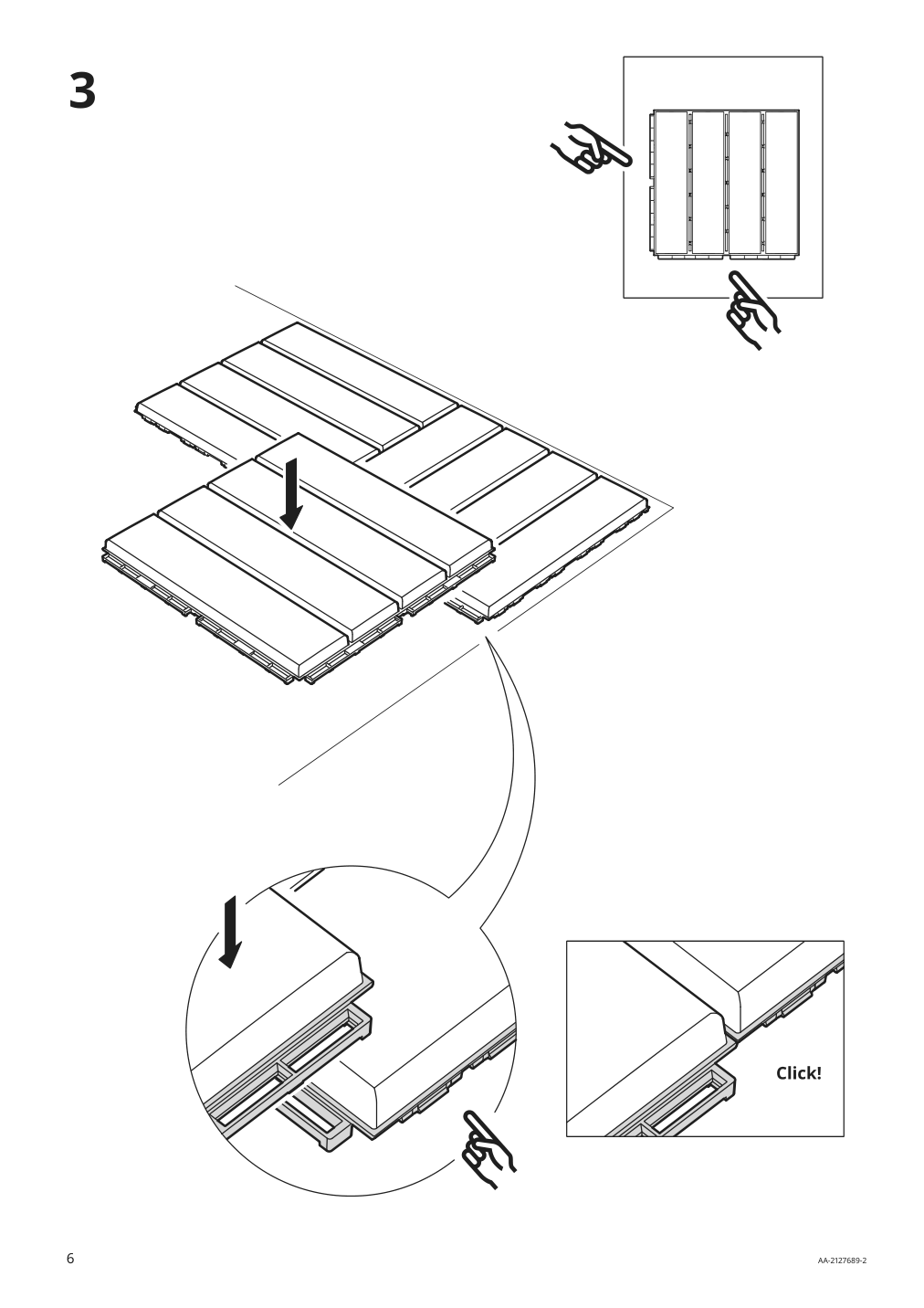 Assembly instructions for IKEA Runnen decking outdoor beige | Page 6 - IKEA RUNNEN decking, outdoor 904.767.34