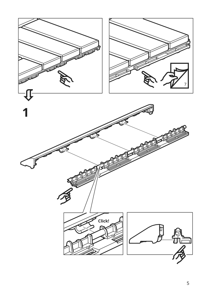 Assembly instructions for IKEA Runnen edging strip outdoor decking dark gray | Page 5 - IKEA RUNNEN edging strip, outdoor decking 504.941.41