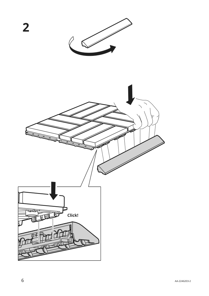 Assembly instructions for IKEA Runnen edging strip outdoor decking dark gray | Page 6 - IKEA RUNNEN edging strip, outdoor decking 504.941.41