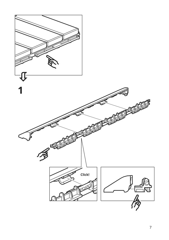 Assembly instructions for IKEA Runnen edging strip outdoor decking dark gray | Page 7 - IKEA RUNNEN edging strip, outdoor decking 504.941.41