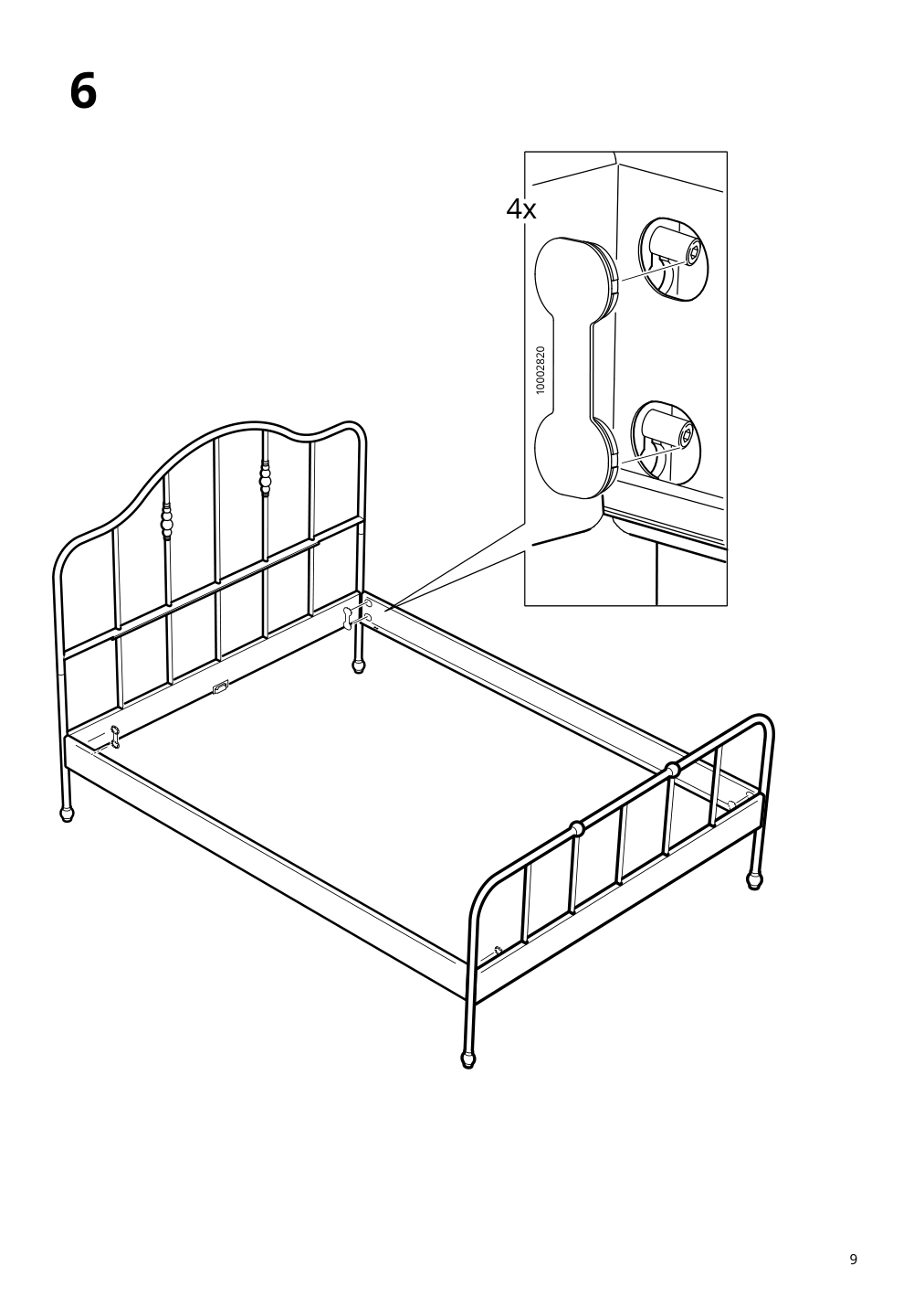 Assembly instructions for IKEA Sagstua head footboards black | Page 9 - IKEA SAGSTUA bed frame 092.688.34