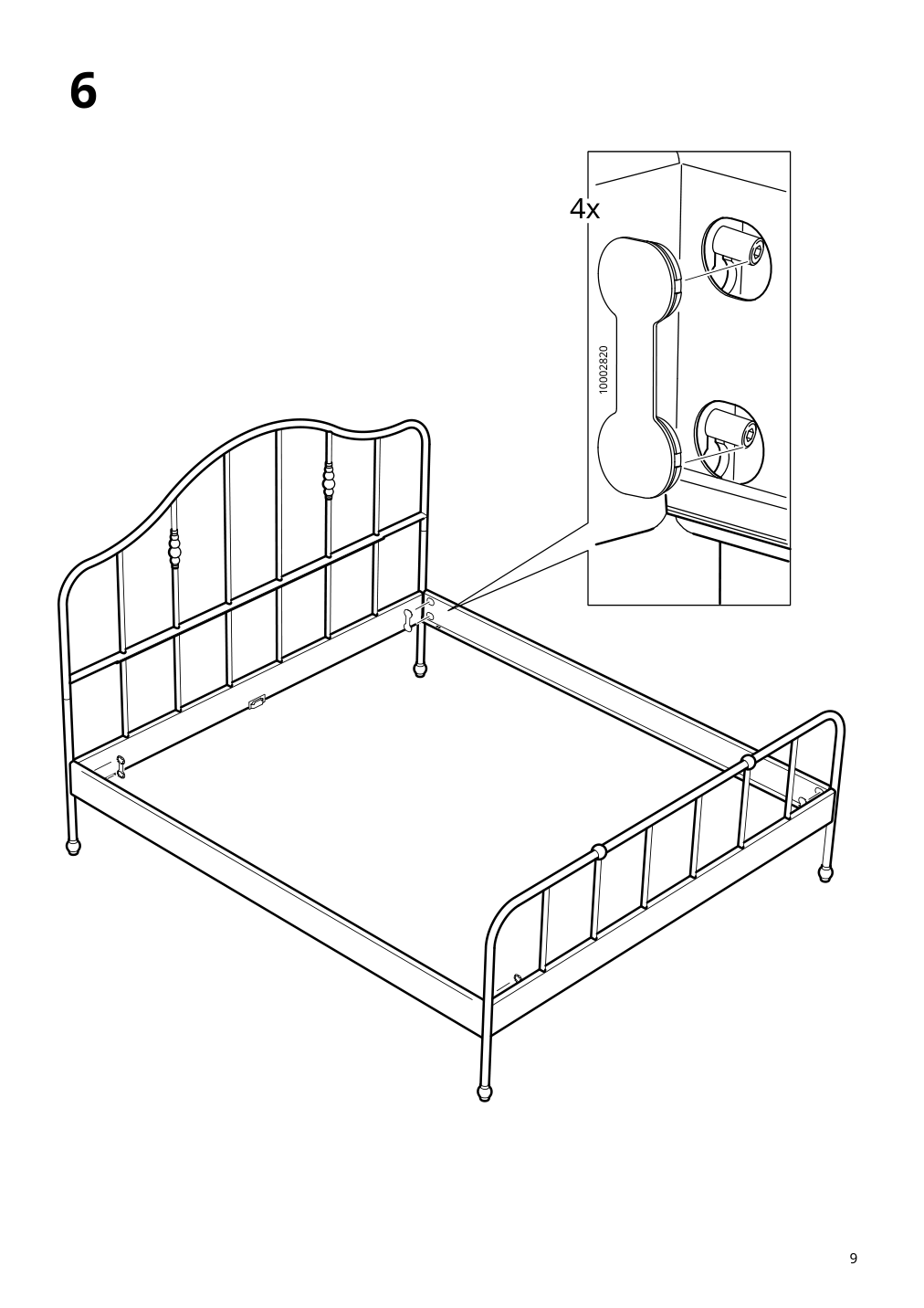 Assembly instructions for IKEA Sagstua head footboards black | Page 9 - IKEA SAGSTUA bed frame 592.688.41