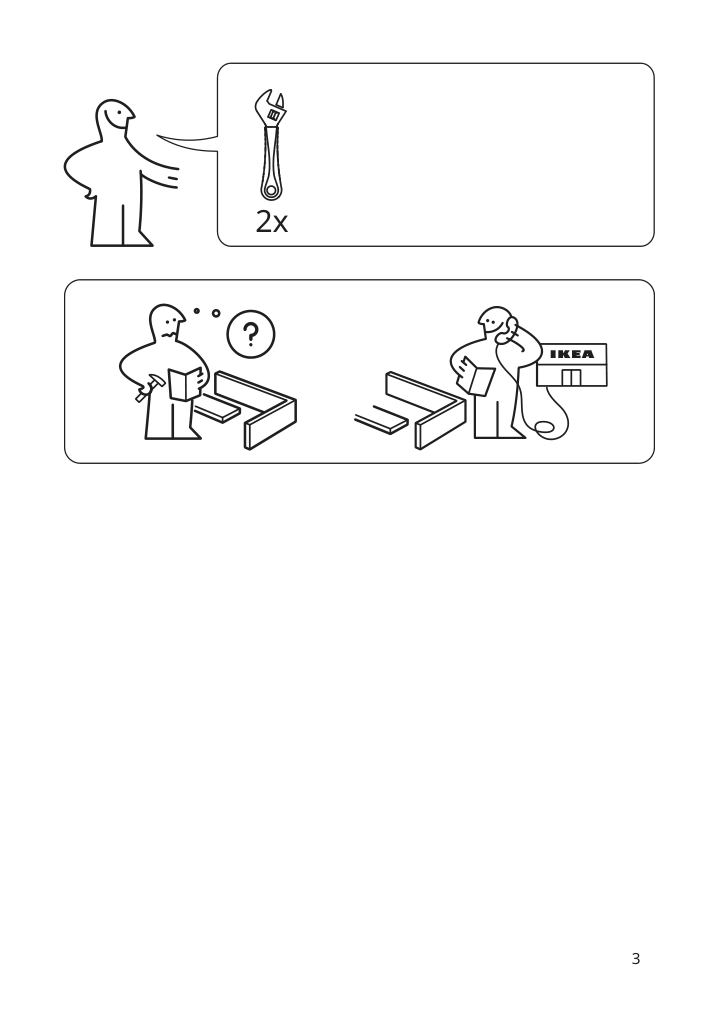 Assembly instructions for IKEA Saljen bath faucet black | Page 3 - IKEA ENHET bathroom 794.409.06