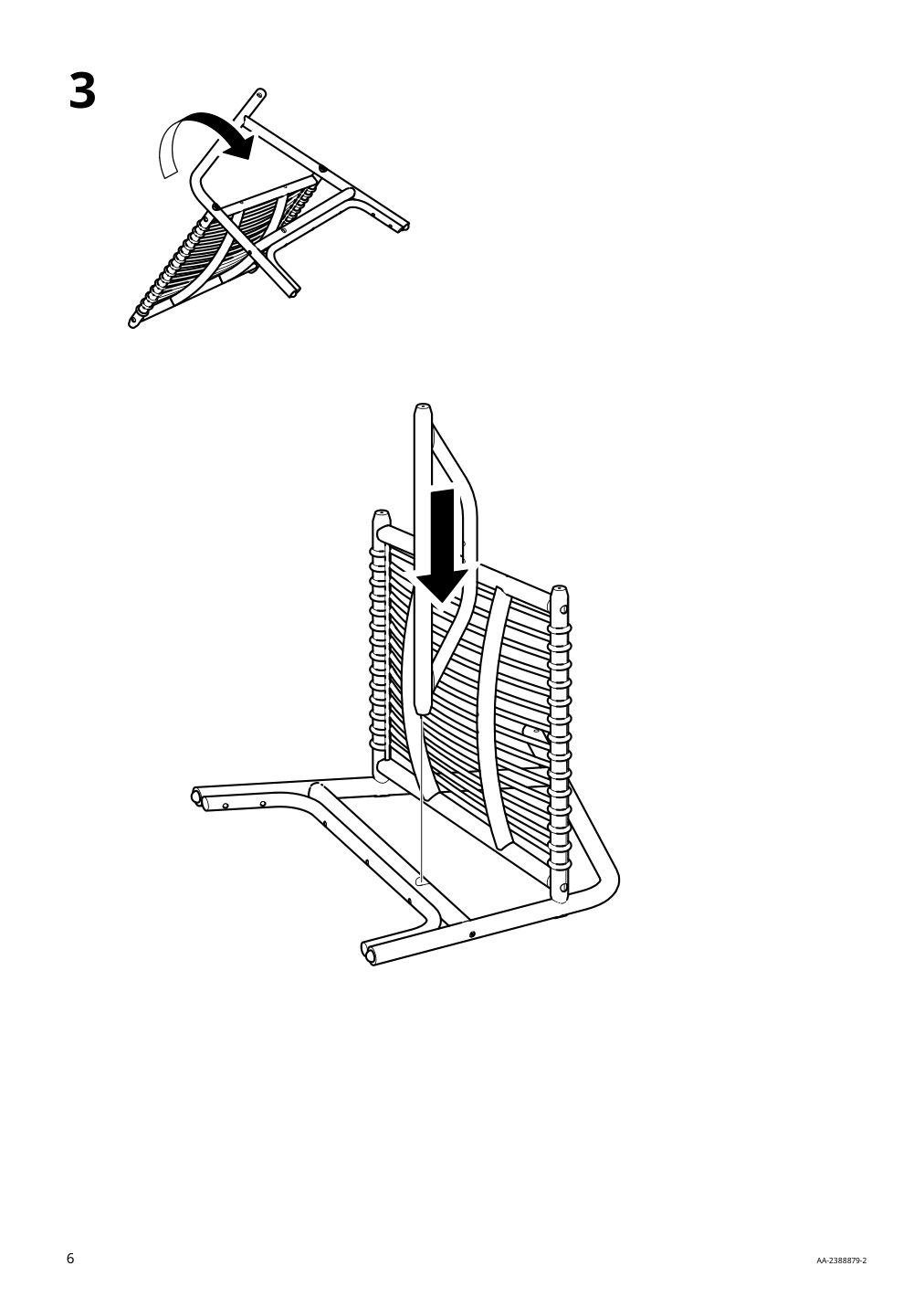 Assembly instructions for IKEA Salnoe armchair rattan | Page 6 - IKEA SALNÖ / GRYTTOM chair with cushion 195.344.13