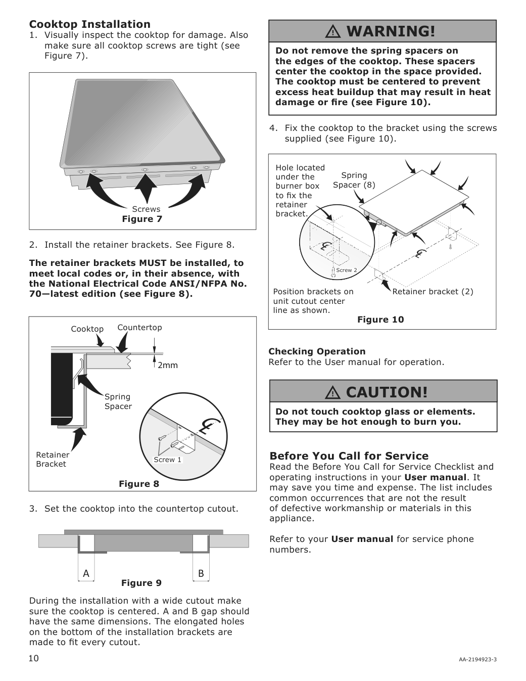 Assembly instructions for IKEA Samfaelld induction cooktop black | Page 10 - IKEA SAMFÄLLD induction cooktop 704.620.64