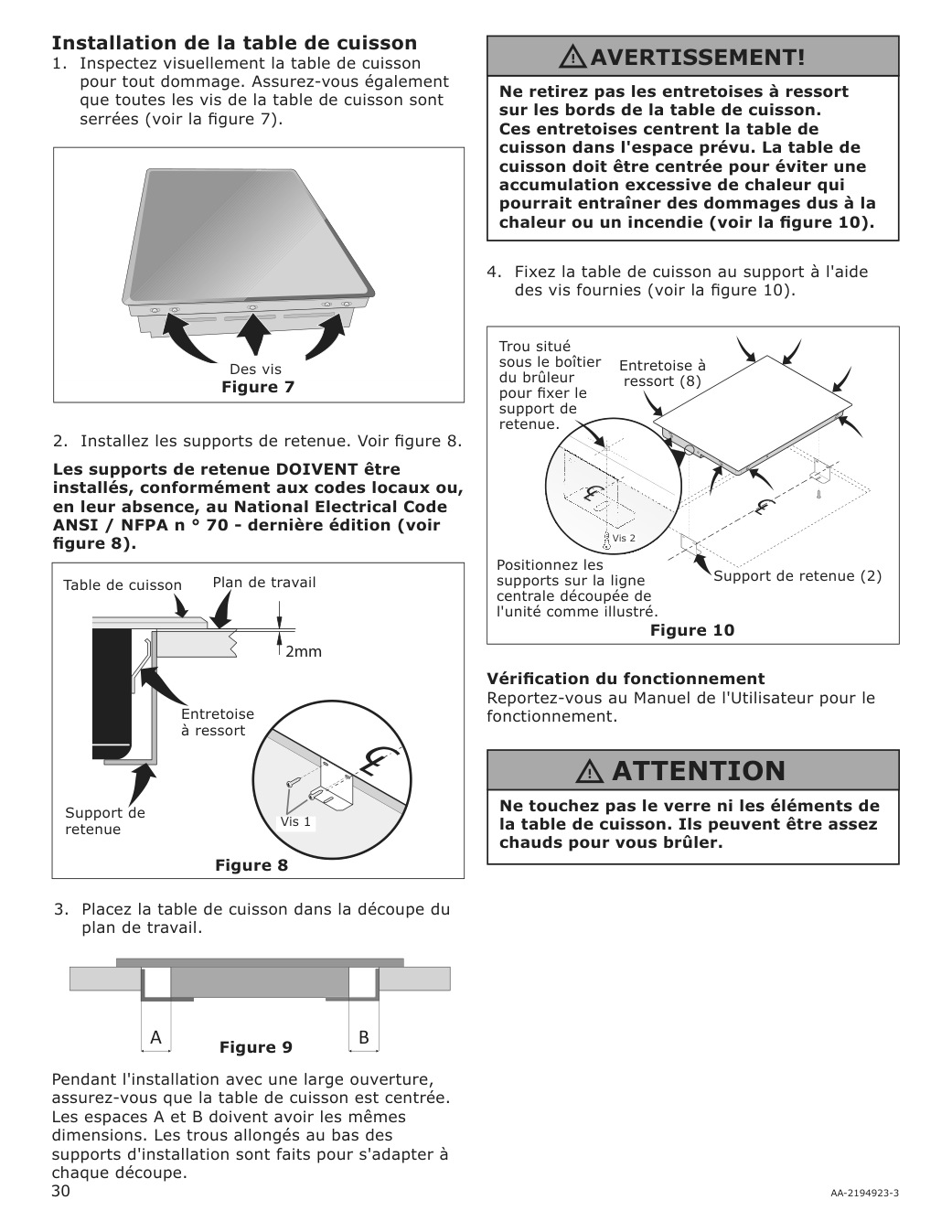 Assembly instructions for IKEA Samfaelld induction cooktop black | Page 30 - IKEA SAMFÄLLD induction cooktop 704.620.64