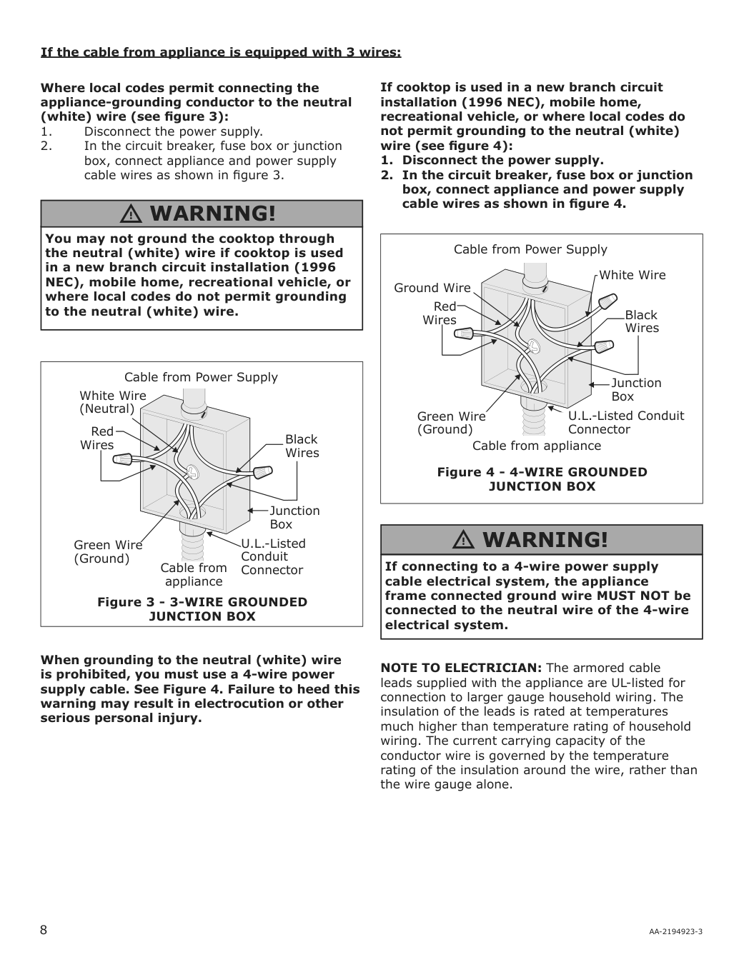 Assembly instructions for IKEA Samfaelld induction cooktop black | Page 8 - IKEA SAMFÄLLD induction cooktop 704.620.64