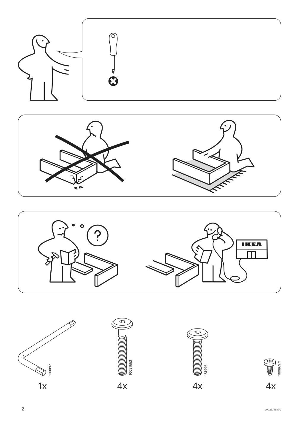 Assembly instructions for IKEA Sandsberg chair black brown stained | Page 2 - IKEA SANDSBERG / SANDSBERG table and 4 chairs 494.204.10