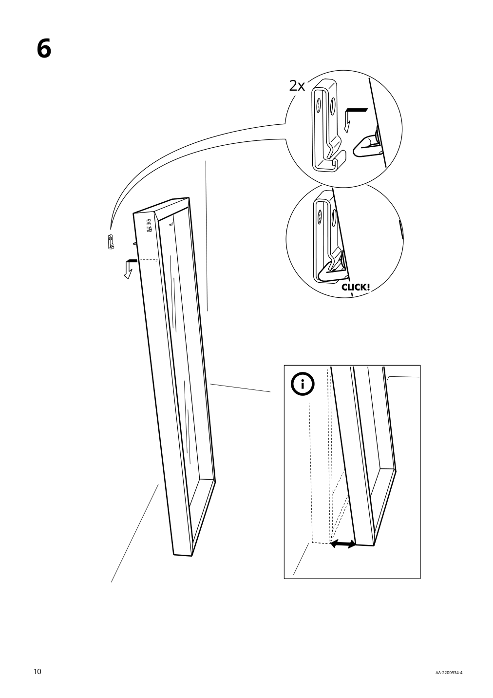 Assembly instructions for IKEA Sandtorg mirror black | Page 10 - IKEA SANDTORG mirror 104.201.33