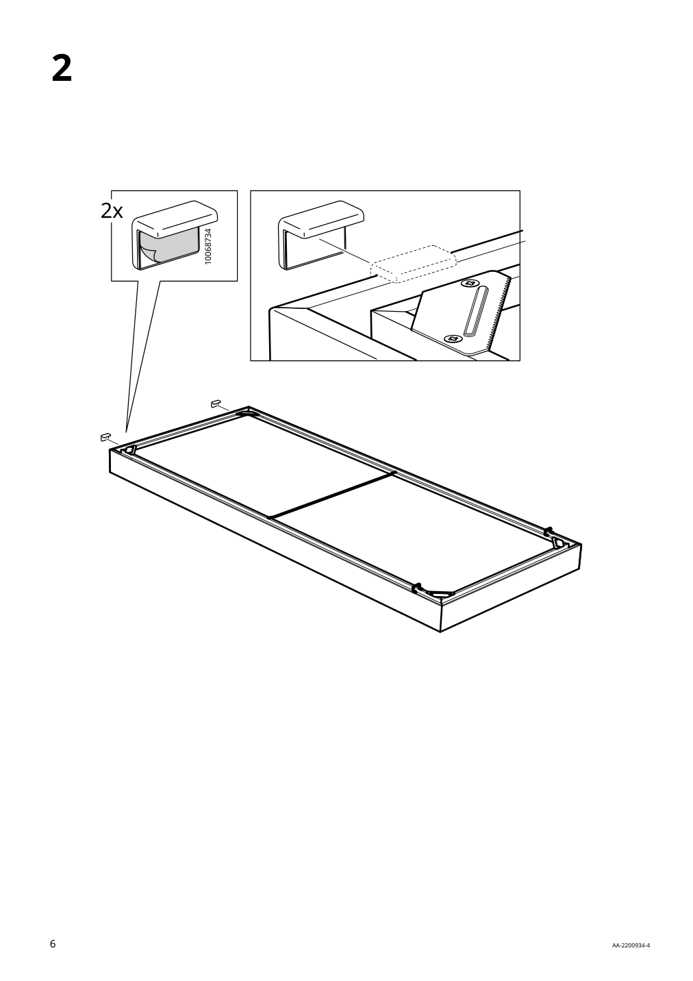 Assembly instructions for IKEA Sandtorg mirror black | Page 6 - IKEA SANDTORG mirror 104.201.33