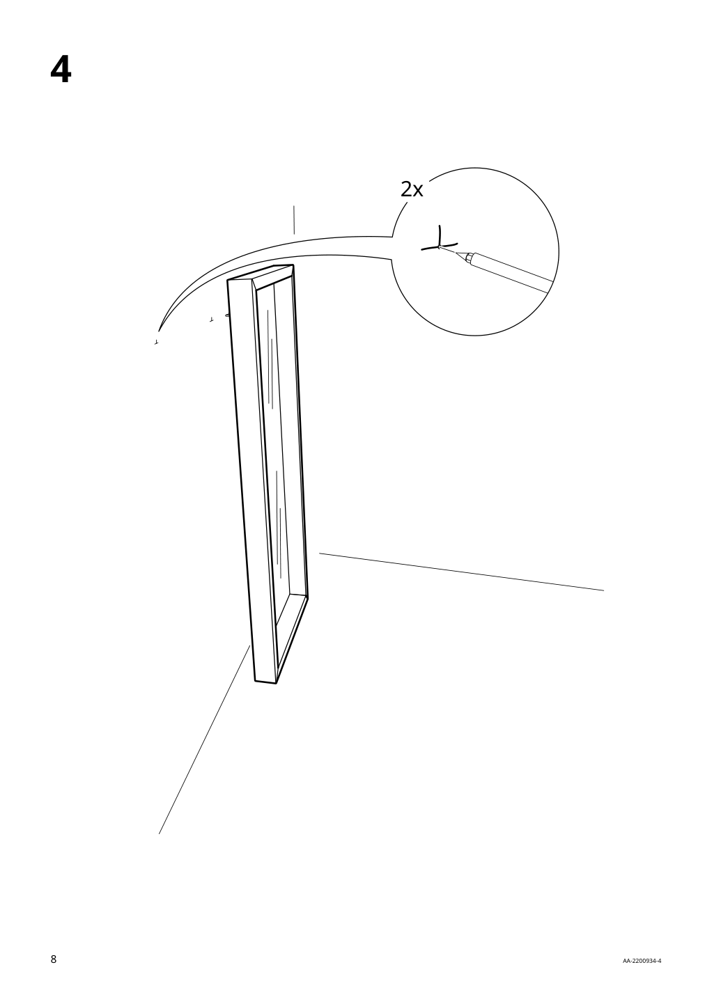 Assembly instructions for IKEA Sandtorg mirror black | Page 8 - IKEA SANDTORG mirror 104.201.33