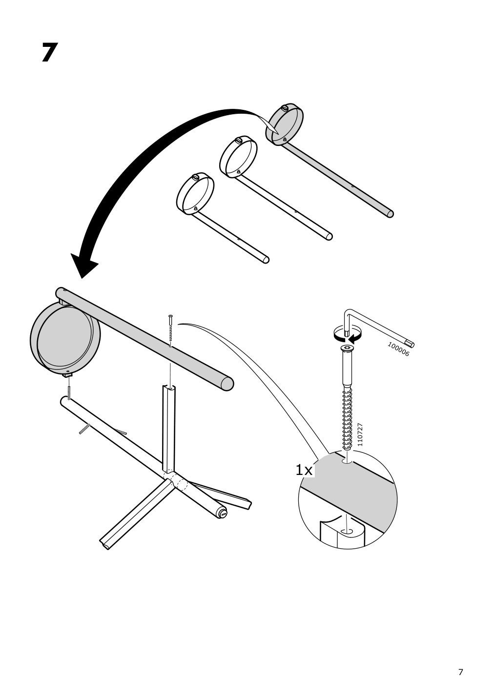 Assembly instructions for IKEA Satsumas plant stand bamboo white | Page 7 - IKEA SATSUMAS plant stand 402.581.54