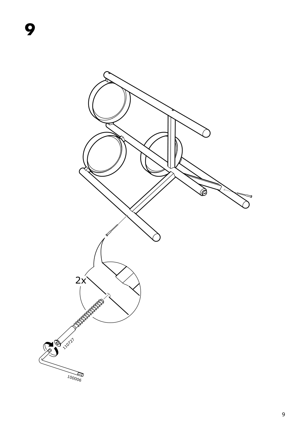 Assembly instructions for IKEA Satsumas plant stand bamboo white | Page 9 - IKEA SATSUMAS plant stand 402.581.54