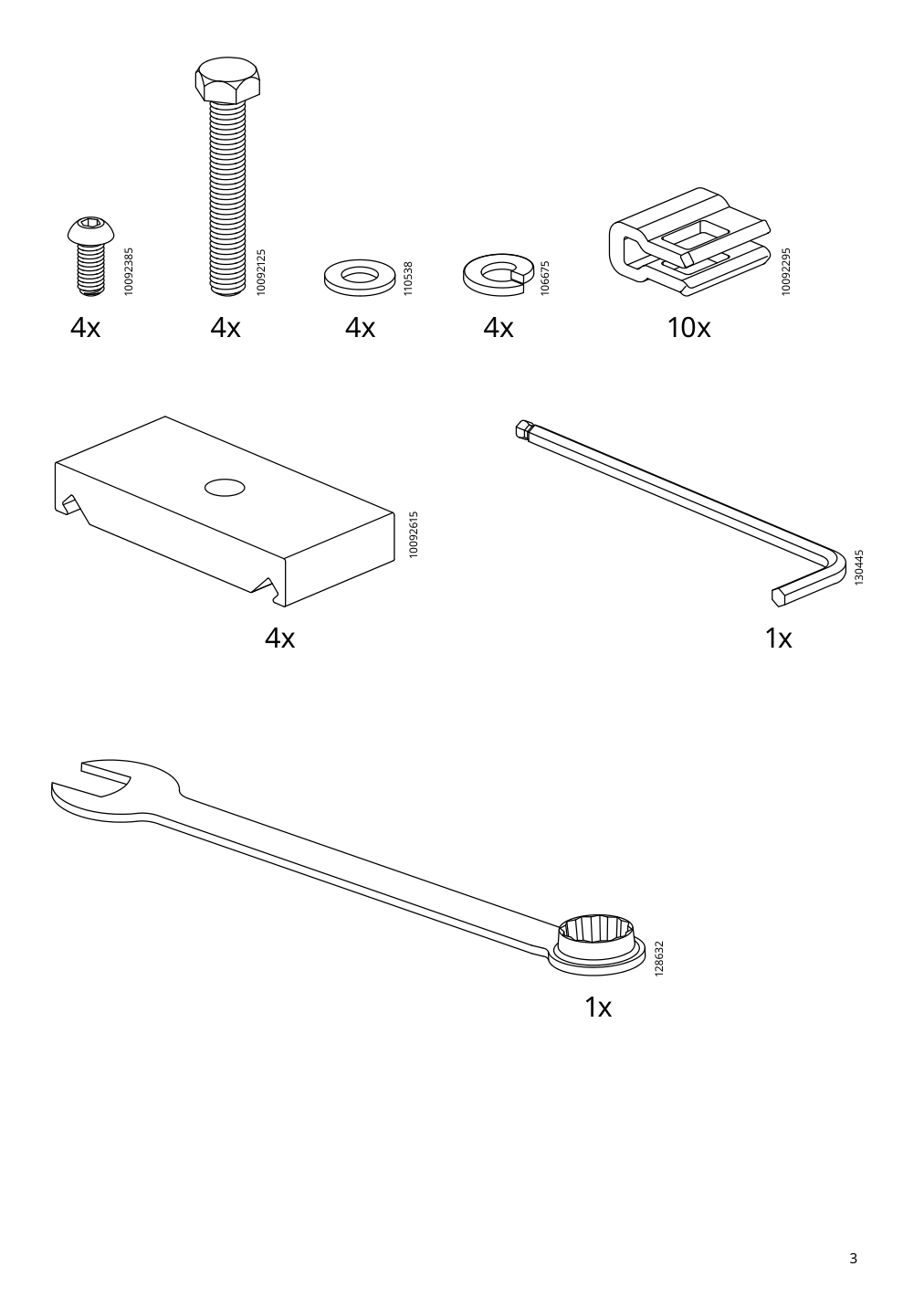 Assembly instructions for IKEA Segeroen bar table outdoor white beige | Page 3 - IKEA SEGERÖN bar table, outdoor 605.108.00