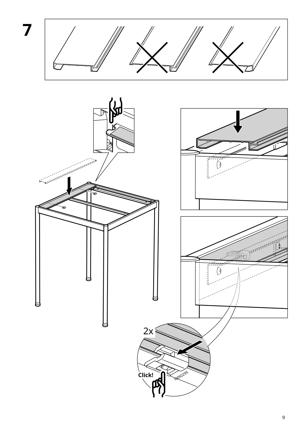 Assembly instructions for IKEA Segeroen bar table outdoor white beige | Page 9 - IKEA SEGERÖN bar table, outdoor 605.108.00