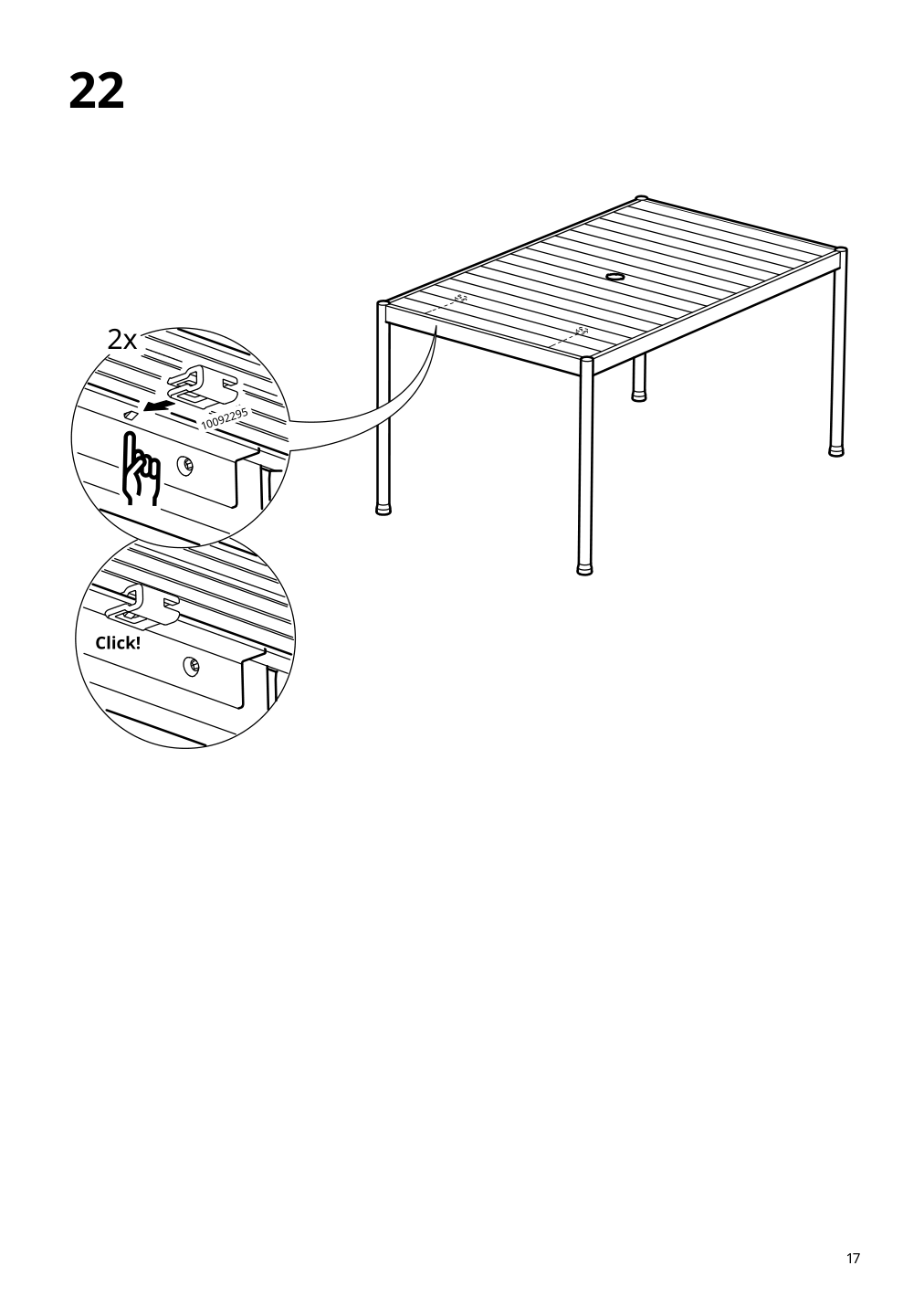 Assembly instructions for IKEA Segeroen table outdoor dark green light gray | Page 17 - IKEA SEGERÖN / ENSHOLM table and 4 chairs 995.447.38