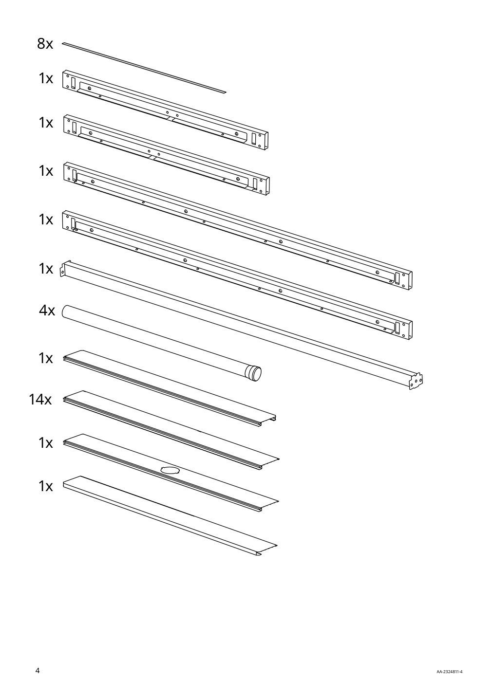 Assembly instructions for IKEA Segeroen table outdoor dark green light gray | Page 4 - IKEA SEGERÖN / ENSHOLM table and 4 chairs 995.447.38