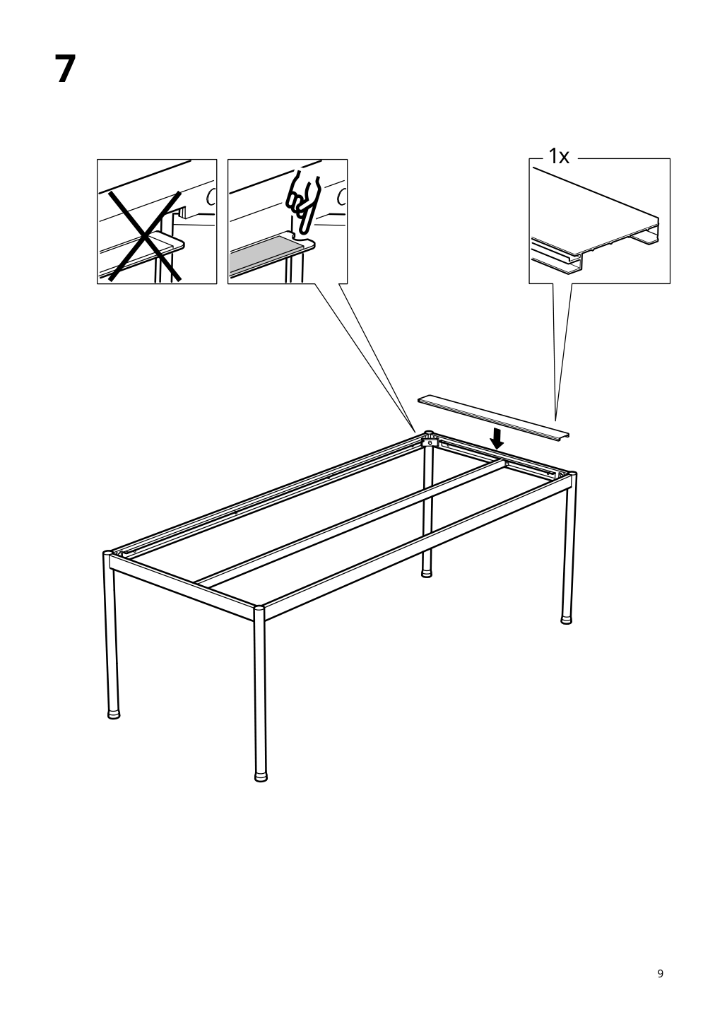 Assembly instructions for IKEA Segeroen table outdoor white beige | Page 9 - IKEA SEGERÖN table+6 armchairs, outdoor 795.339.05